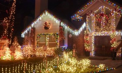 When did Christmas lights become popular?