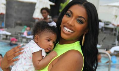 Porsche Williams' daughter looks gorgeous with her monkey toy – check out one of her outfits on Valentine's Day