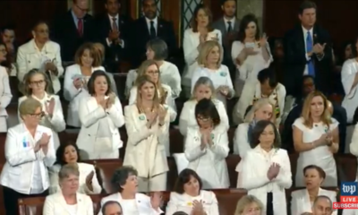 AOC SKIPS STATE OF THE UNION, DEMOCRAT WOMEN WEAR WHITE IN PROTEST, SCREAM AND SHOUT