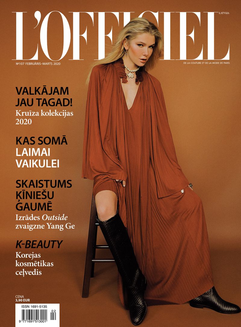 Anastasia Belotskaya graces on the Cover of L’official Magazine.
