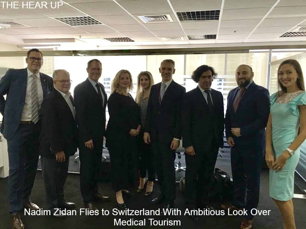 Nadim Zidan Flies to Switzerland With Ambitious Look Over Medical Tourism