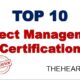 Top 10 areas which are identified in PMP certification