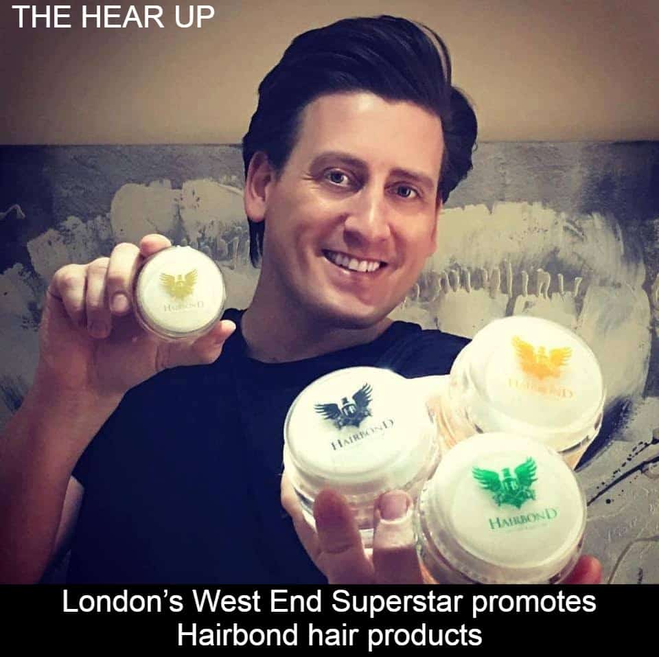 London’s West End Superstar promotes Hairbond hair products