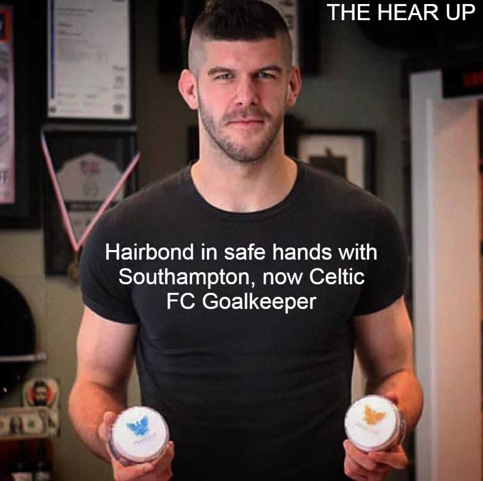 Hairbond in safe hands with Southampton, now Celtic FC Goalkeeper