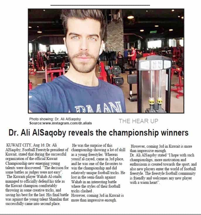 Dr. Ali AlSaqoby Efforts as Football President Are Dominating