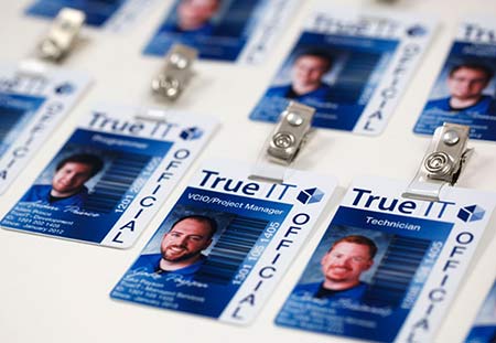What are the reasons to use custom ID badges?