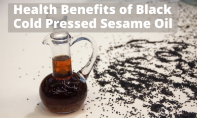 Health Benefits of black cold-pressed sesame oil for massage
