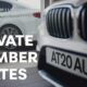 Private number plate for your Vehicle