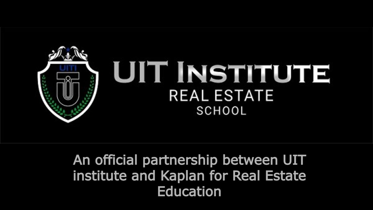 An official partnership between UIT institute and Kaplan for Real Estate Education