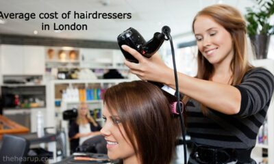 Average cost of hairdressers in London