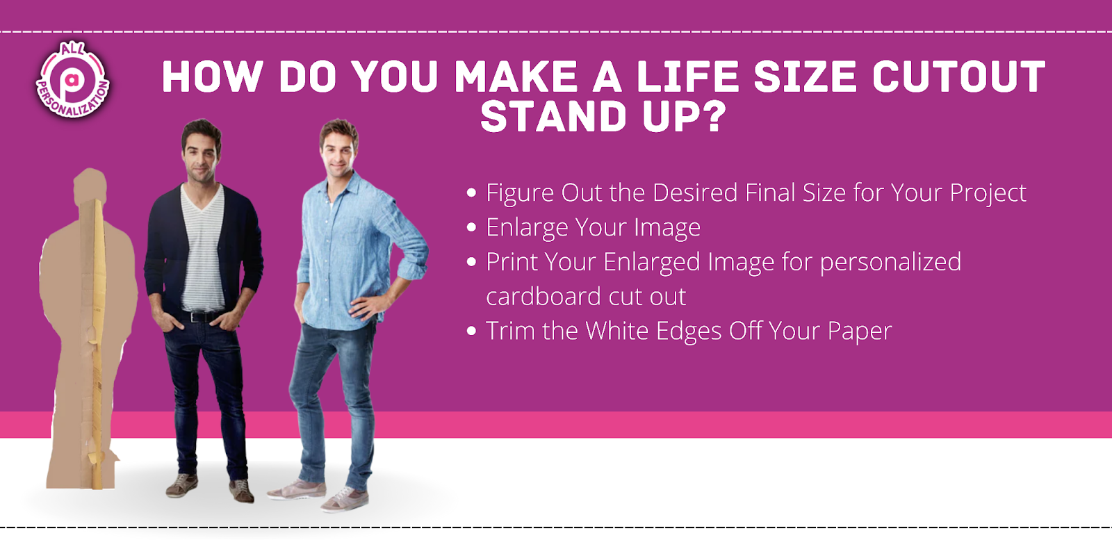 How Do You Make A Life Size Cutout Stand Up?
