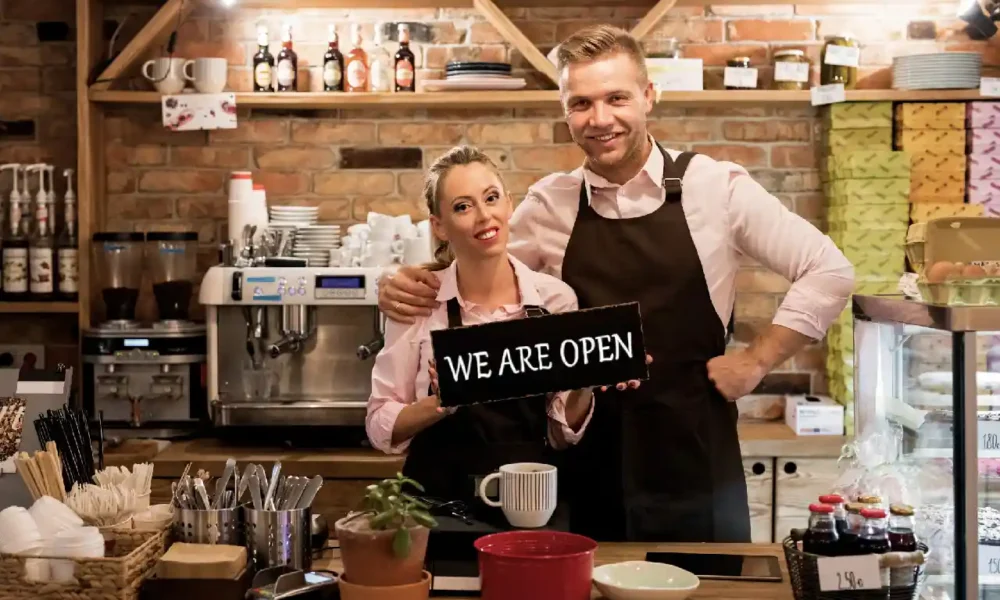 She opened her cafe