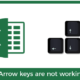 How to Fix Arrow Keys Not Working in Excel