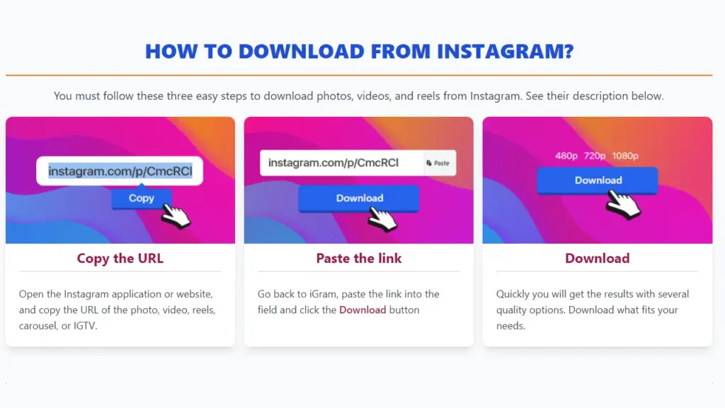 how to download from Instagram on fastdl.app
