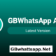 GBWhatsApp APK Download latest Version