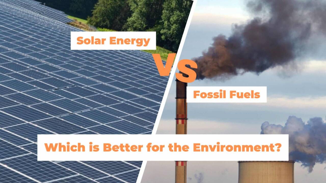 Is solar energy more environmentally friendly than fossil fuels?