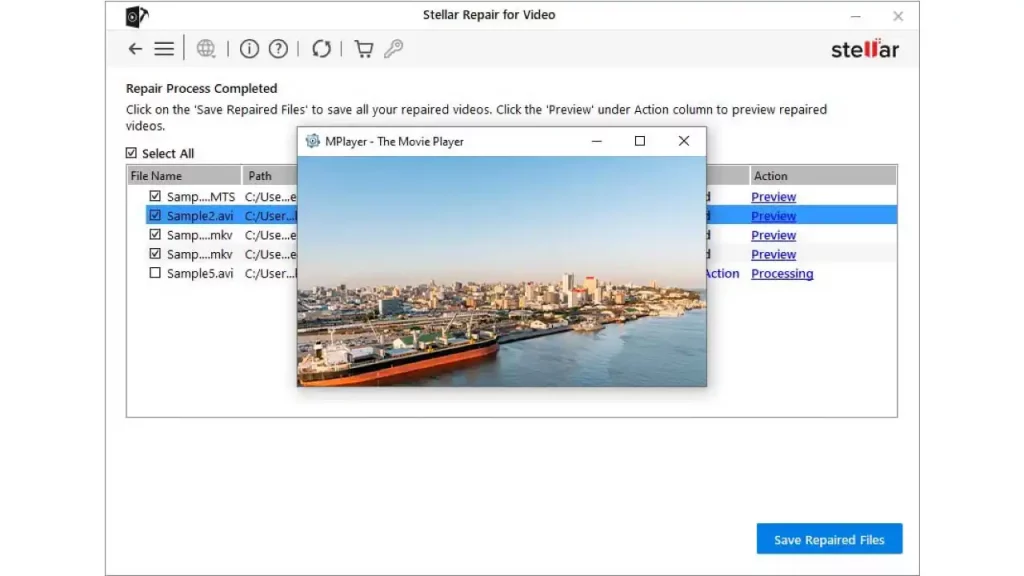 how to repair corrupted MP4 videos using the Stellar Repair for Video tool