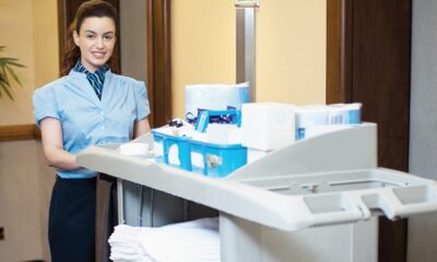 Janitorial Cloths, Products, and Hardware Hotels Use in Housekeeping