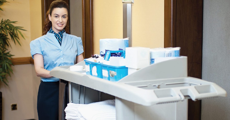 Janitorial Cloths, Products, and Hardware Hotels Use in Housekeeping