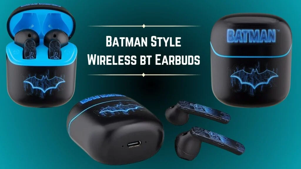 BT Earbuds from The Spark Shop:thesparkshop.in:product/batman-style-wireless-bt-earbuds