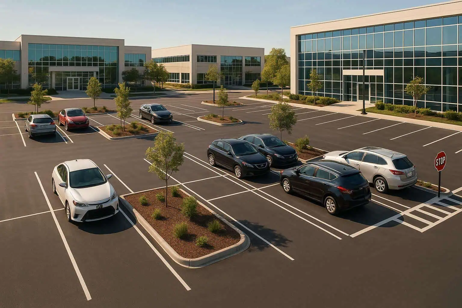Key Design Elements of a Safe and Efficient Parking Lot