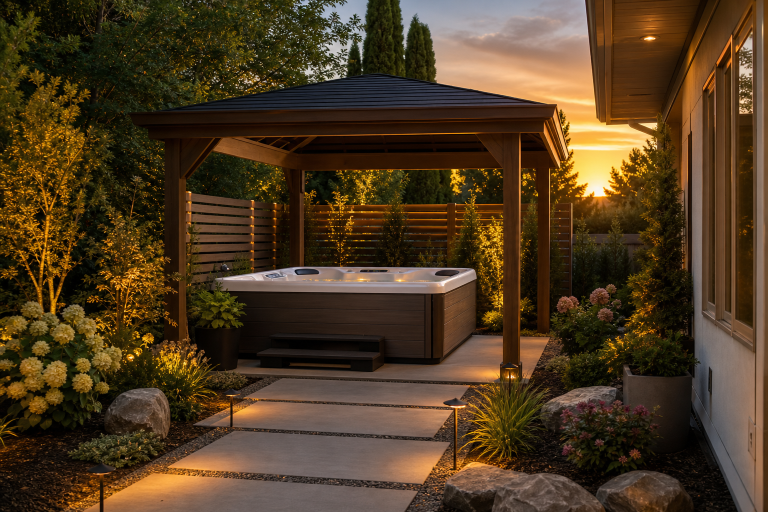 How To Plan A Backyard Spa Retreat For Comfort, Privacy, Safety, And Year-Round Use